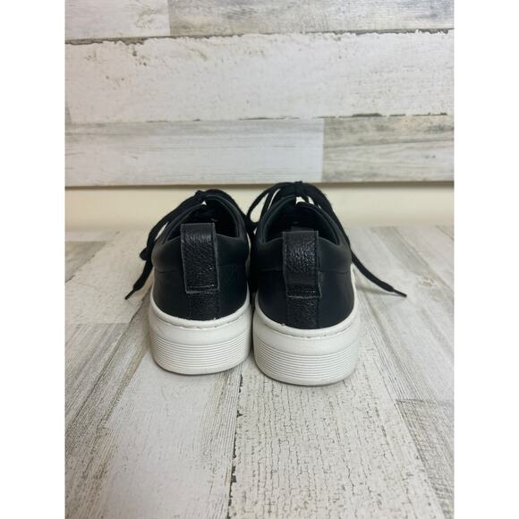 Sofft Pacey Women's 9.5 black leather platform lace up sneaker shoe casual - Picture 5 of 9